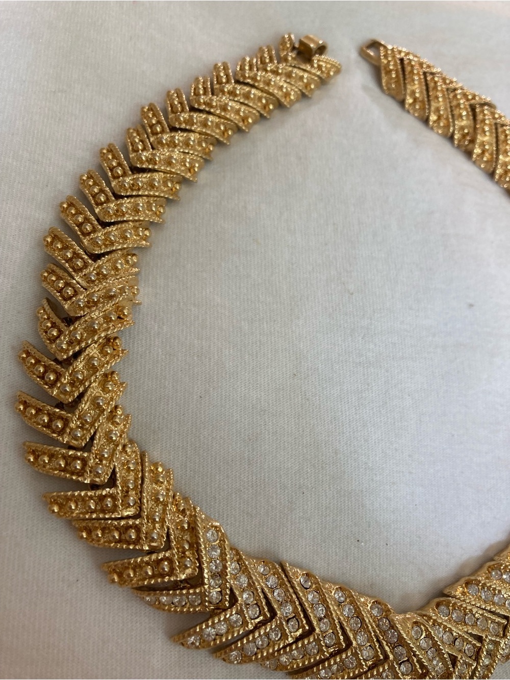 Statement Runway Vintage Necklace with Brilliant Crystals - Picture 2 of 9